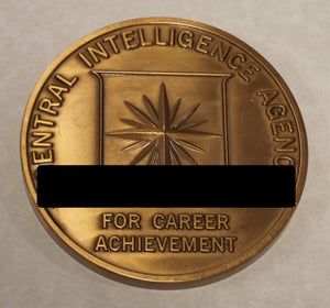 Central Intelligence Agency CIA Career Intelligence Medal Medallion Challenge Coin