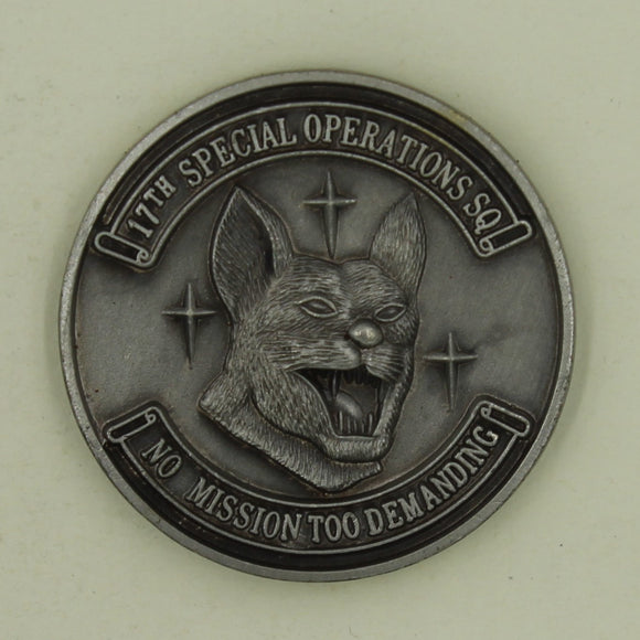 17th Special Operations Sq Kadena Japan Air Force Challenge Coin