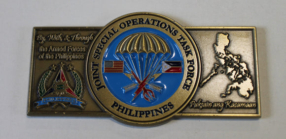 Joint Special Operations Task Force Phillipines JSOTF-P Challenge Coin