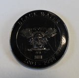 Black Water Iraq 2003-08 High Threat Protection Raven 18 Team Black Water Challenge Coin
