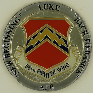 56th Fighter Wing Luke AFB, AZ 2002 Log & Maint Professionals Air Force Challenge Coin