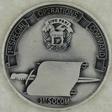 1st Special Operations Command SOCOM Airborne 1980s Army Challenge Coin