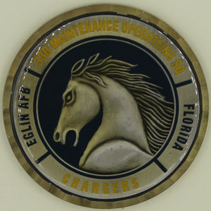 33rd Fighter Wing 33rd Maintenance Operations Sq Eglin AFB, FL Air Force Challenge Coin