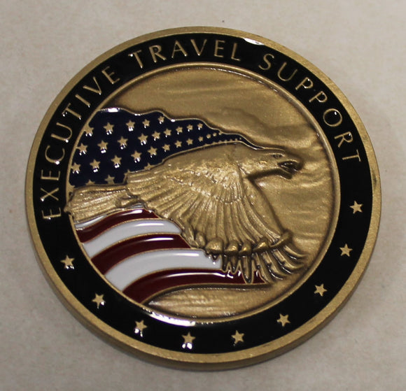 Central Intelligence Agency CIA Executive Travel Support Challenge Coin / Vers 2