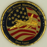 18th Aircraft Maintenance Unit F-16 Maintenance Excellence Air Force Challenge Coin