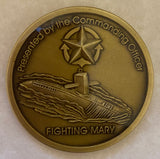 USS Maryland SSBN-738 Sub/Submarine Commander Navy Challenge Coin