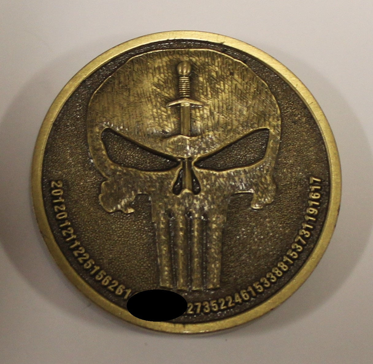 1st Special Forces Delta Force JSOC Challenge Coin - "We Don't Exist" Skull Design