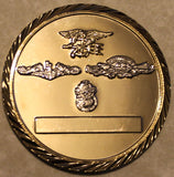 Naval Special Warfare Group 3 / Three Navy SEAL DET Little Creek Challenge Coin