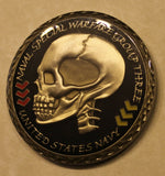 Naval Special Warfare Group Three #157 Navy First Class Petty Officer FCPO Mess Challenge Coin / SEAL