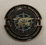 Naval Special Warfare Frogman Advanced Training Command Navy SEAL Challenge Coin