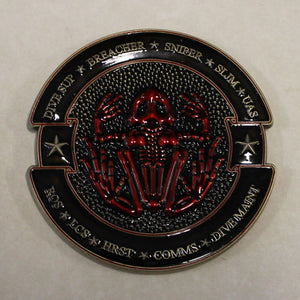 Naval Special Warfare Frogman Advanced Training Command Navy SEAL Challenge Coin