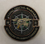 Naval Special Warfare Frogman Advanced Training Command Navy SEAL Challenge Coin