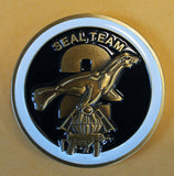 Naval Special Warfare SEAL Team 2 / Two (4 Troops) Navy Challenge Coin