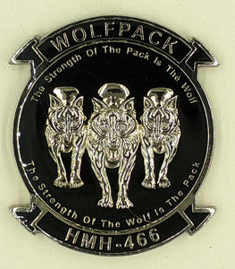 Commander Marine Heavy Helicopter Squadron HMH-466 Wolfpack