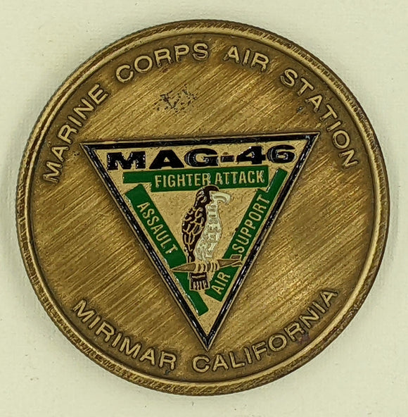 Marine Corps Air Station Mirimar California Challenge Coin