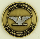 Commander Marine Corps Intelligence School Challenge Coin