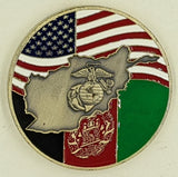 Air Ground Team Op ENDURING FREEDOM 2010-2011 Helmand Province Afghanistan Marine Challenge Coin