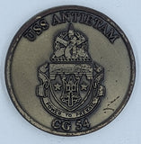 USS Antietam CG 54 Power to Prevail Navy Challenge Coin