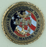 USS Halsey DDG97 Command Master Chief Navy Challenge Coin