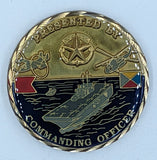 USS Wasp Commanders Navy Challenge Coin