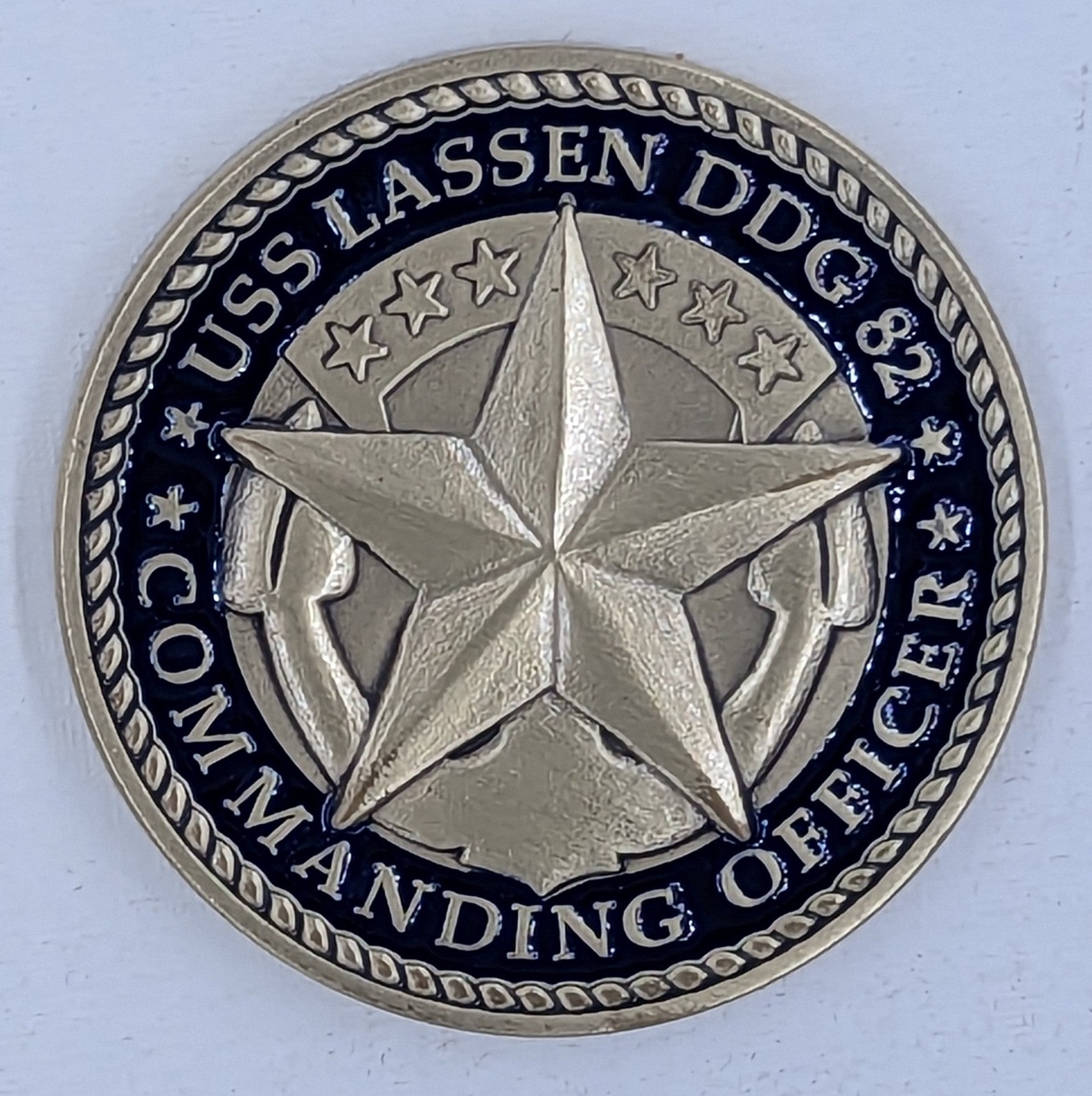 かわいい！ 82 DDG Lassen USS Commanders Rolyat – Coin Challenge Navy その他