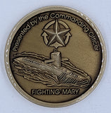 USS Maryland SSBN 738 Fighting Mary Commanders Navy Challenge Coin