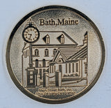 USS Bainbridge DDG 96 Bath Maine Navy Challenge Coin