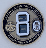 USS Makin Island LHD 8 Capt Alvin "Bull" Holsey Commander Navy Challenge Coin