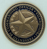 USS Shoup DDG 86 Commander Mathew Paul Roberts Navy Challenge Coin