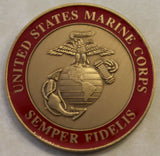 Patron Saint of Marine Corps Sir Don Prayer Protect Us Challenge Coin