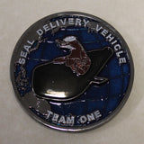 SEAL / Sub Delivery Vehicle Team One / SDVT-1 Command Master Chief Navy SEAL Helgesen Challenge Coin