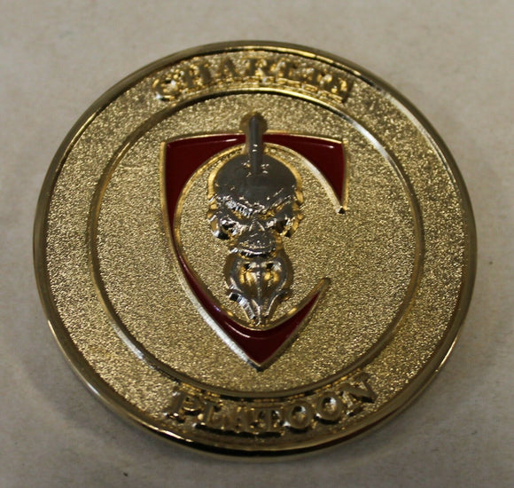 SEAL Delivery Vehicle Team One SDVT-1 TU-1 Charlie PLT Gold Navy Challenge Coin