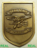 SEAL Team 3 / Three, Troop 1 / One Navy Challenge Coin
