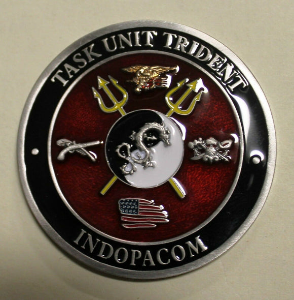 Task Force Trident Irag 2019 LLTB SEAL Team 7 SRT-1 SBT-12 Navy Challenge Coin