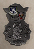 Security Forces / Police K9 Handler Team Force X Air Force Challenge Coin