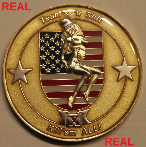 Sniper Navy SEAL Team's 'n Shit Kill'em ALL! Challenge Coin