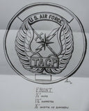 Tactical Air Control Party TACP ser# 012 engraved: JLN 1984 Version 1 Air Force Challenge Coin