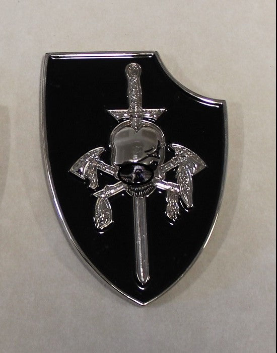 Special Warfare DEVGRU SEAL Team 6 Silver Sq Type-2 Roman Number VI  Navy Challenge Coin