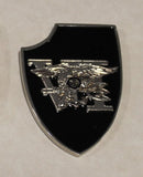 Special Warfare DEVGRU SEAL Team 6 Silver Sq Type-2 Roman Number VI  Navy Challenge Coin