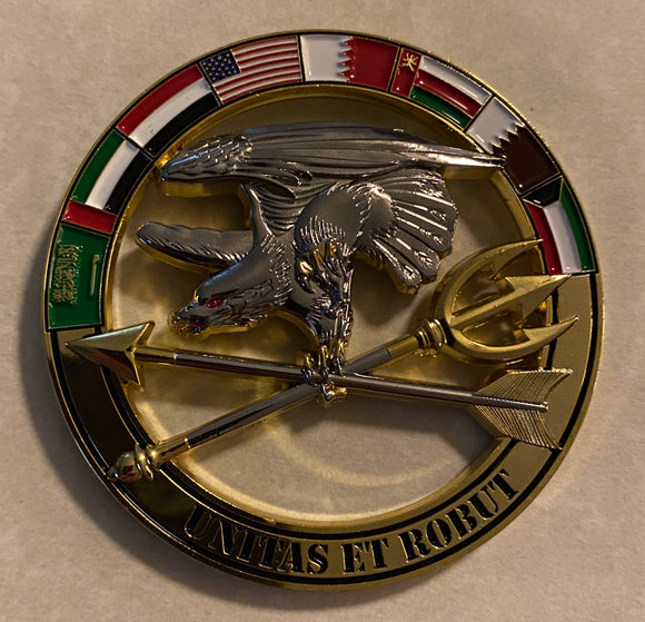 Naval Special Warfare Unit 3 Bahrain SEAL Navy Challenge Coin