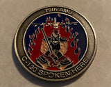 79th Aircraft Maintenance Unit Pararescue / PJ C-130 Spoken Here AFSOC Air Force Challenge Coin