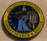 39th Rescue Squadron Pararescue / PJ Patrick AFB, FL AFSOC Air Force Challenge Coin