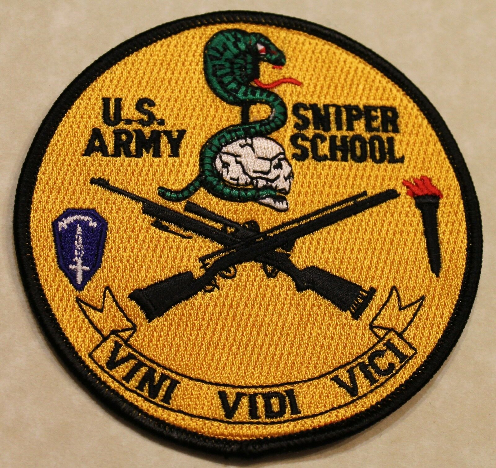 United States / US Army Sniper School 1990 Patch – Rolyat Military  Collectibles