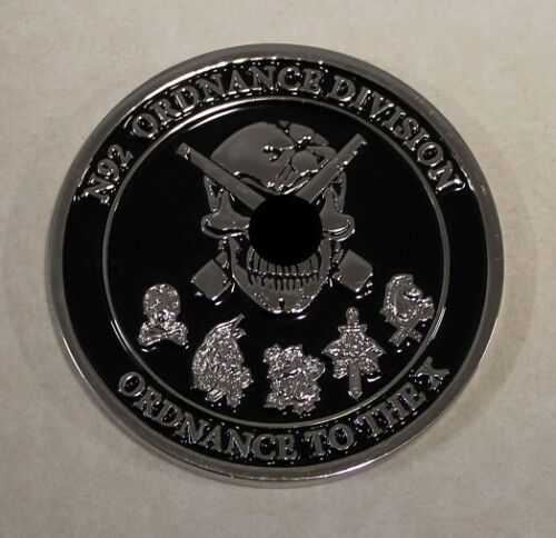 Naval Special Warfare DEVGRU N92 Ordnance Division SEAL Team 6 Challenge Coin
