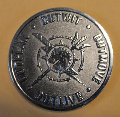 Naval Special Warfare Development Group / DEVGRU / SEAL Team 6 Black Squadron Challenge Coin